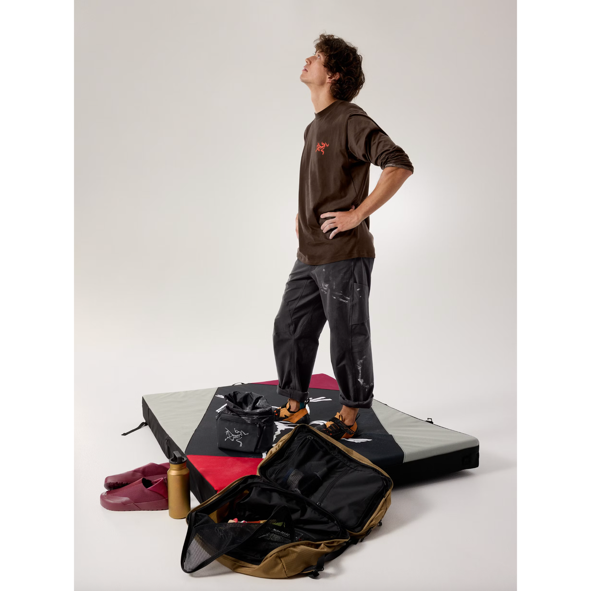 Arc'teryx Men's Kragg SL Cotton Bird Tile LS