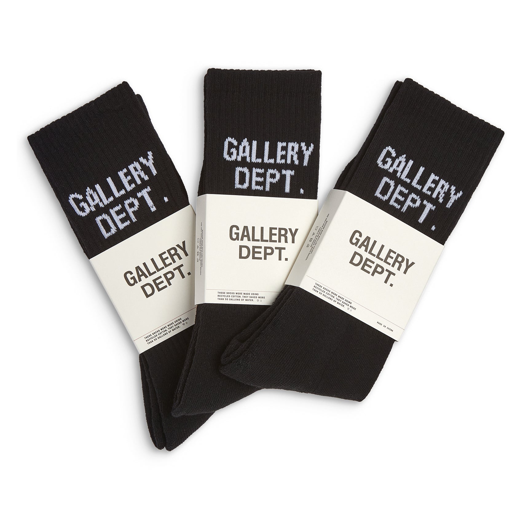 CLEAN BLACK SOCKS - SET OF 3