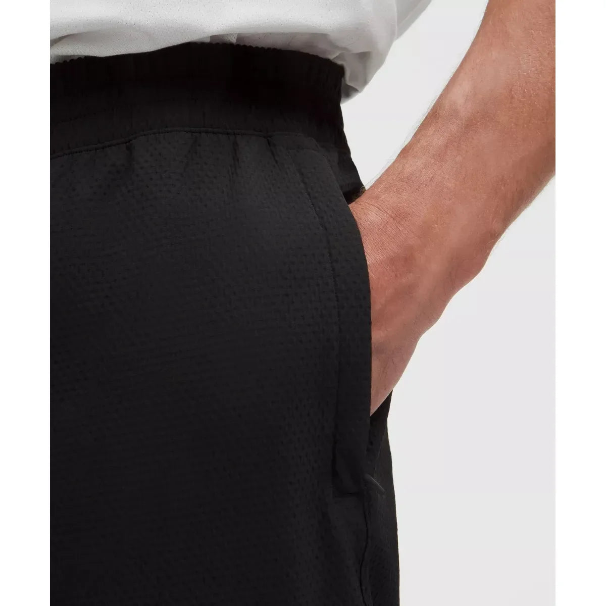 Lululemon Men's License to Train Textured Jogger Regular in Black