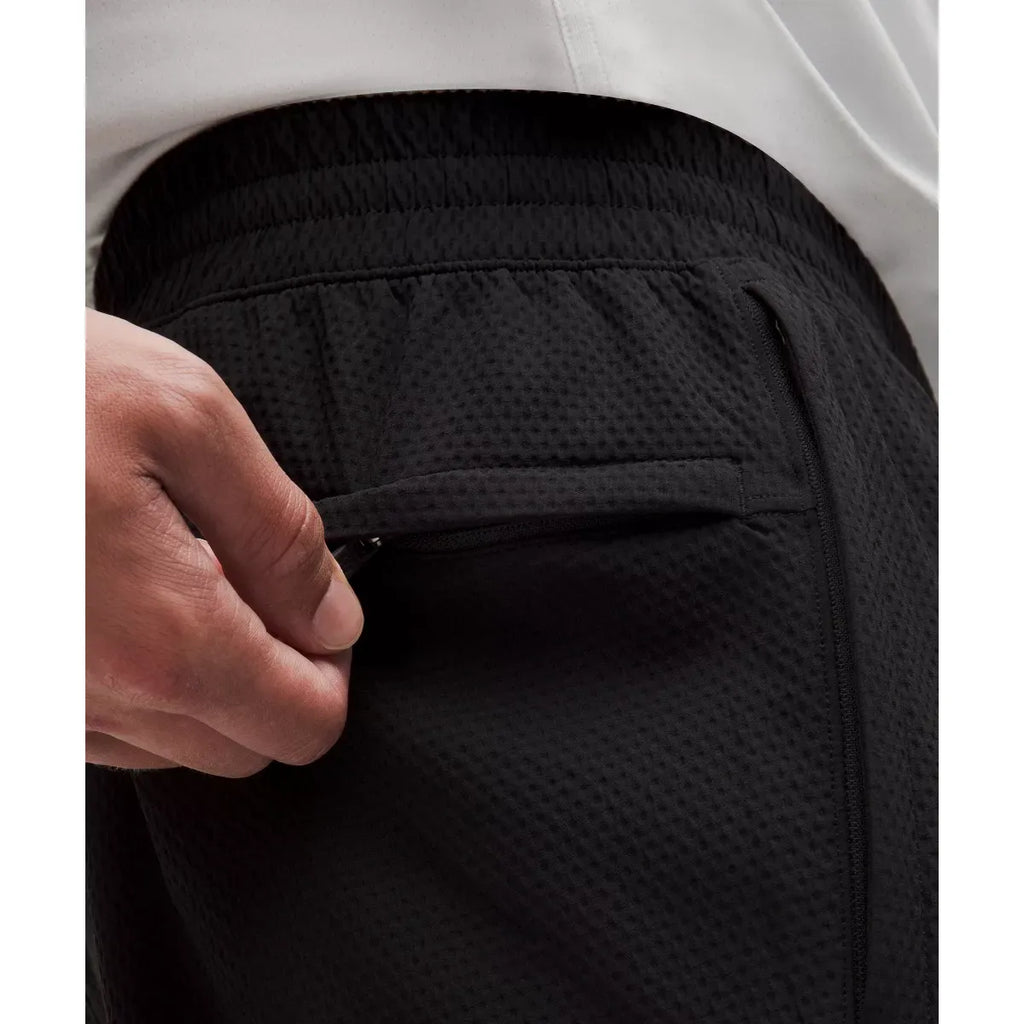 Lululemon Men's License to Train Textured Jogger Regular in Black