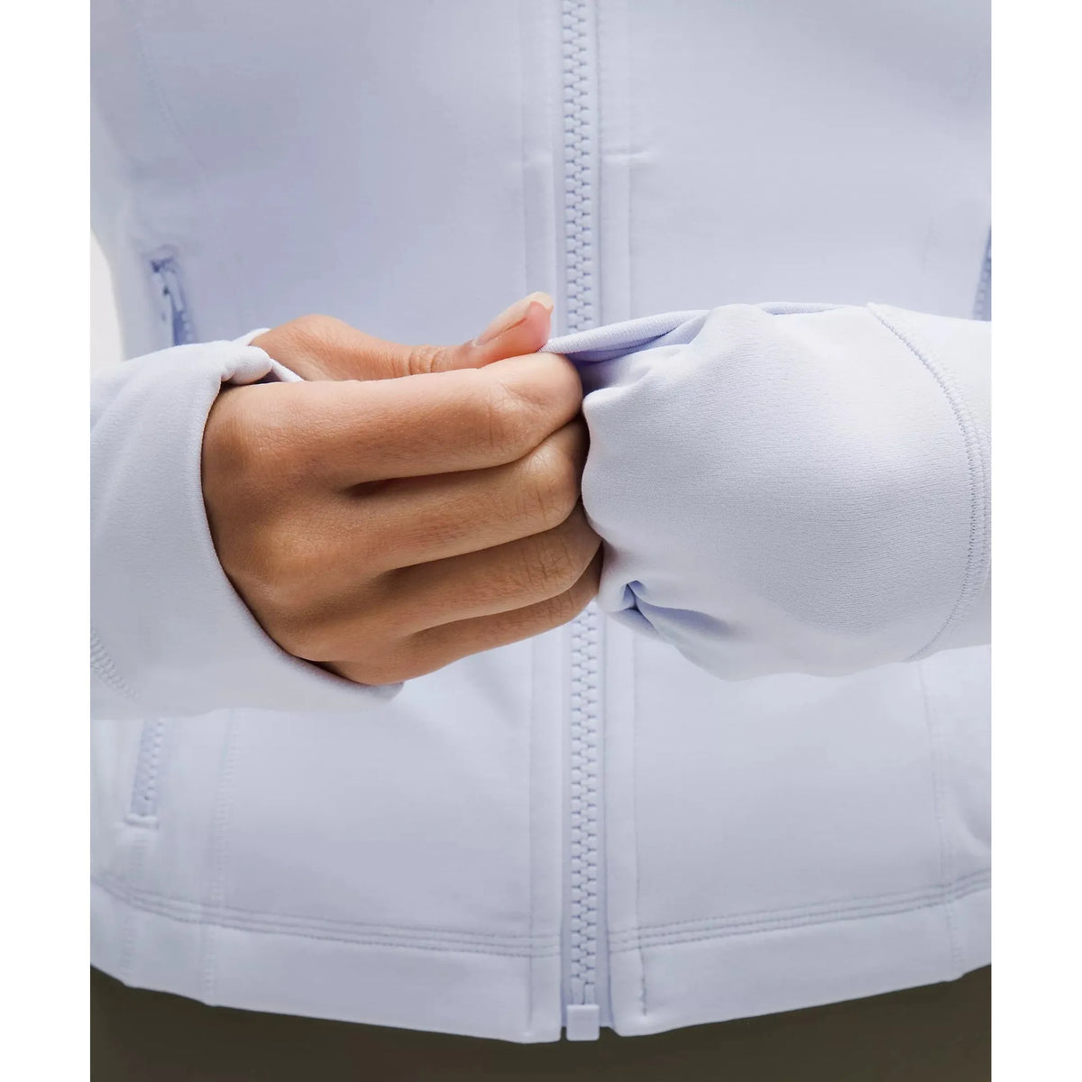 Lululemon Women's Define Cropped Jacket Nulu in Serene Blue