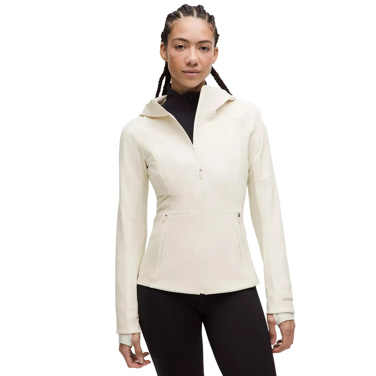 Lululemon Women's Cross Chill Performance Jacket in Light Ivory