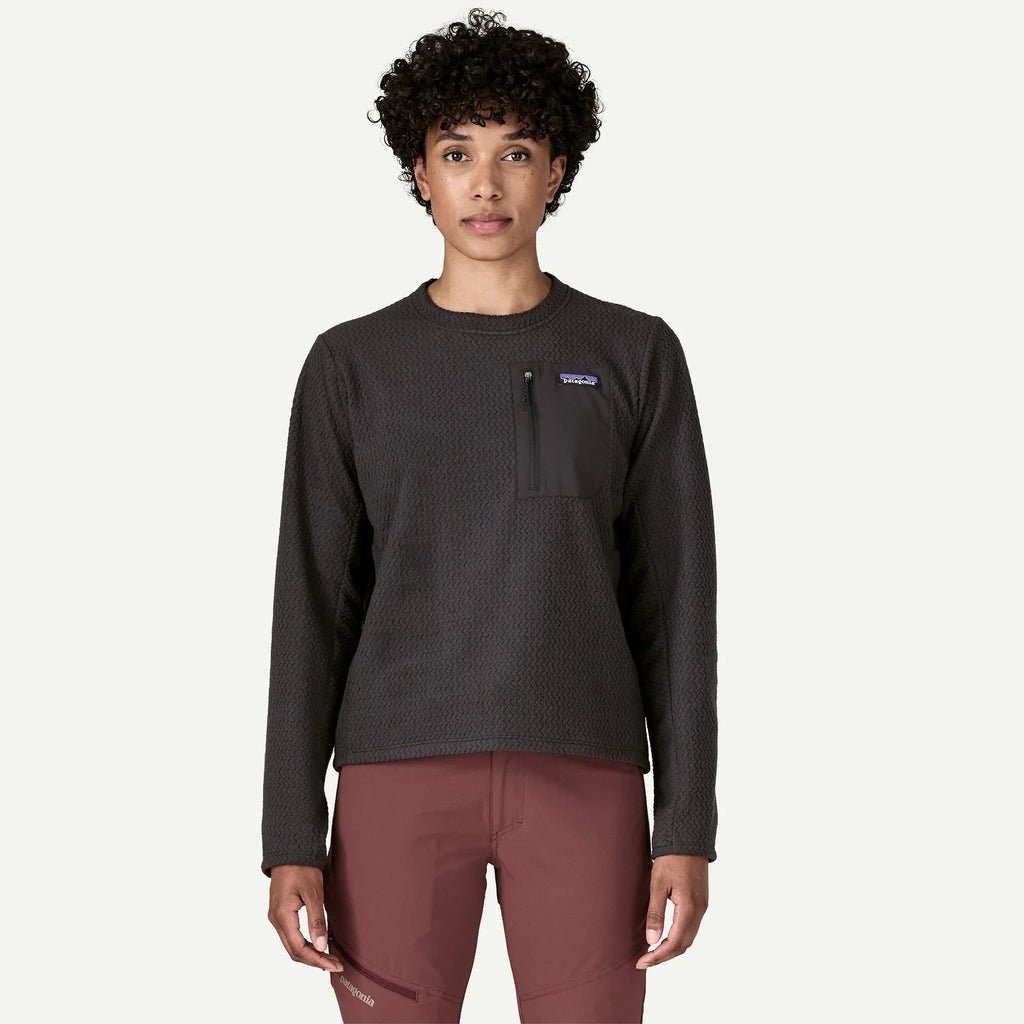 Patagonia Women's R1® Air Fleece Crewneck in Black