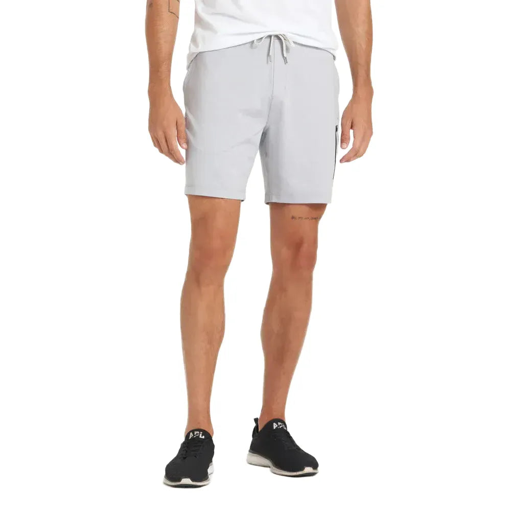 Vuori Men's Sunday Performance Short in Platinum Heather