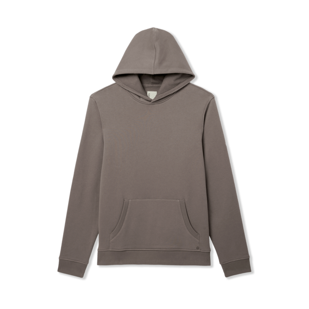 Vuori Men's Seaside Pullover Hoodie in Smokey Taupe