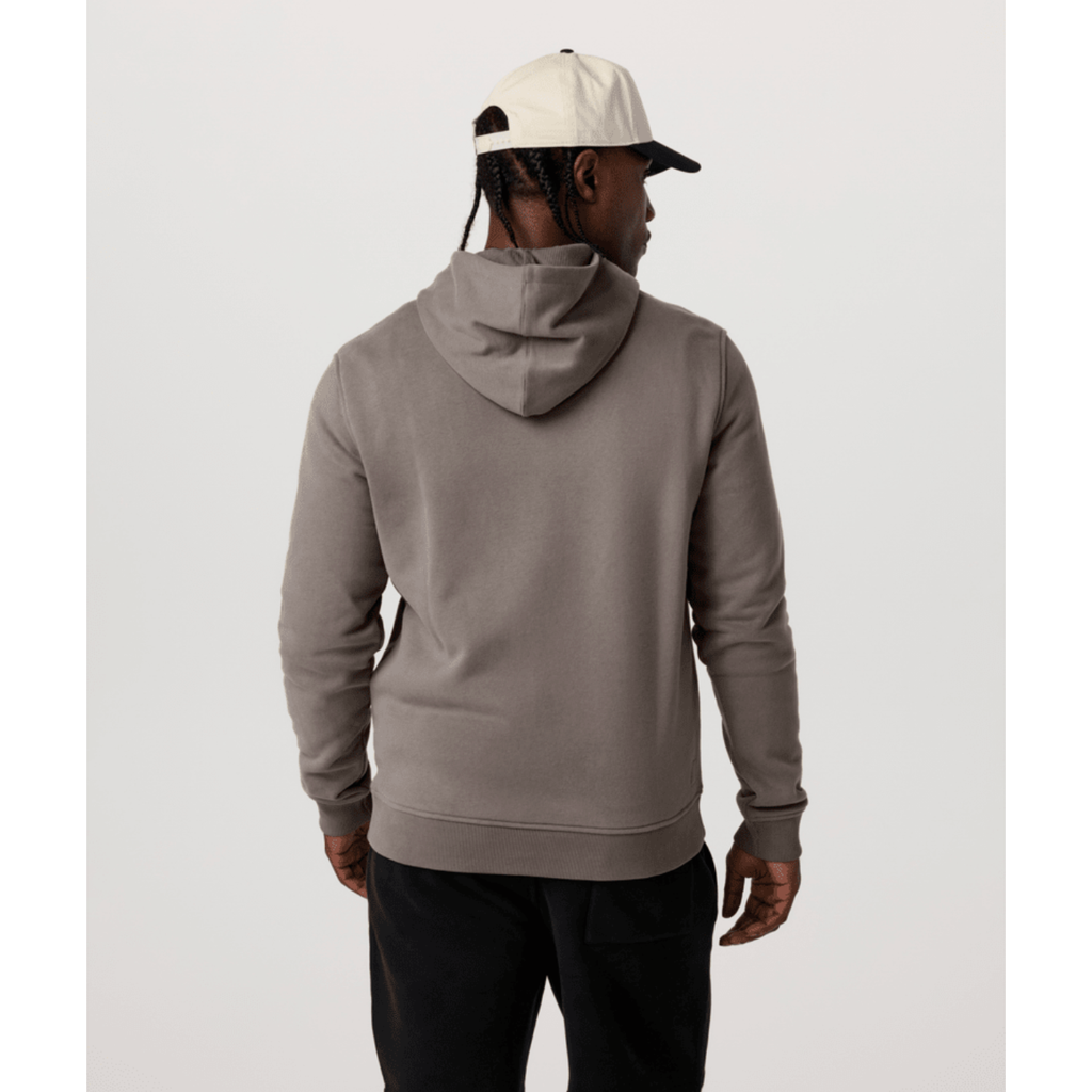 Vuori Men's Seaside Pullover Hoodie in Smokey Taupe