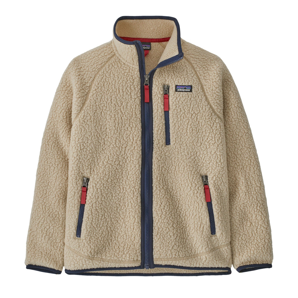 Patagonia Kids' Retro Pile Fleece Jacket in El Cap Khaki