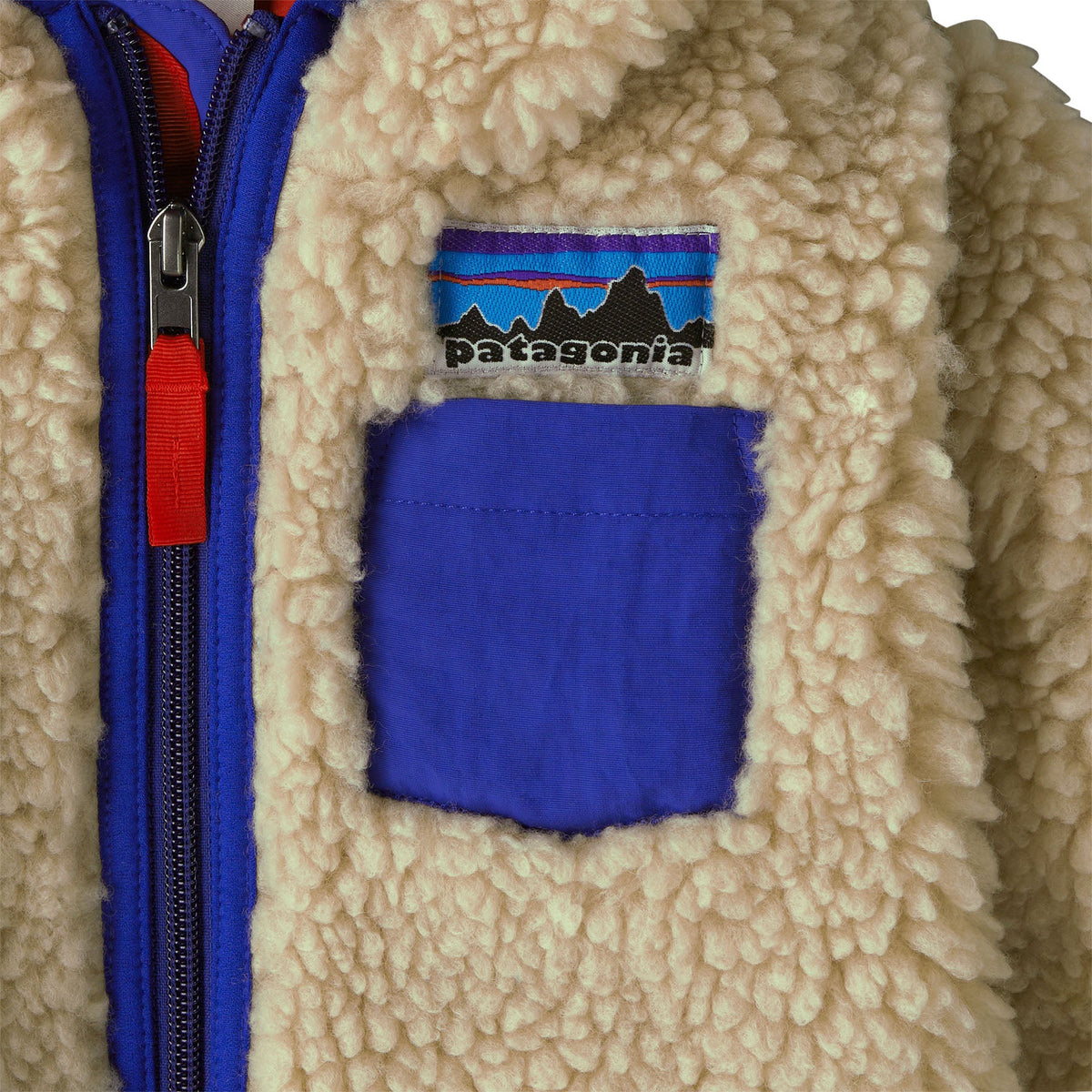 Patagonia Baby Retro-X® Fleece Hoody in Dark Natural