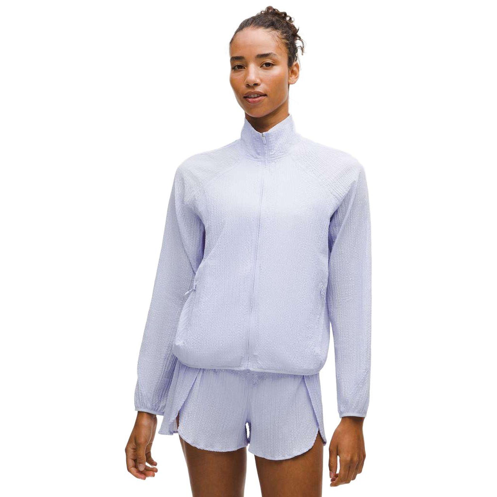 Lululemon Women's Adapted State Textured Jacket in Serene Blue