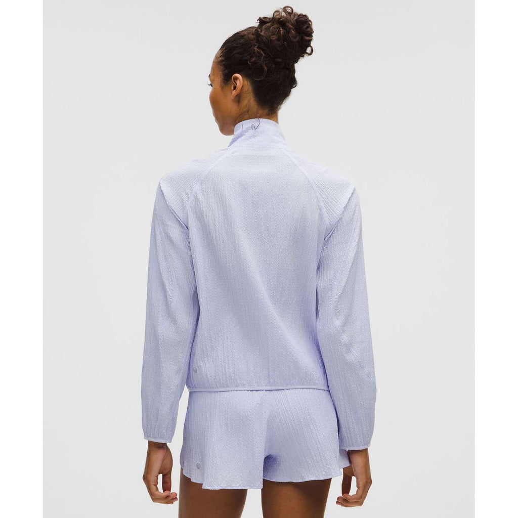 Lululemon Women's Adapted State Textured Jacket in Serene Blue