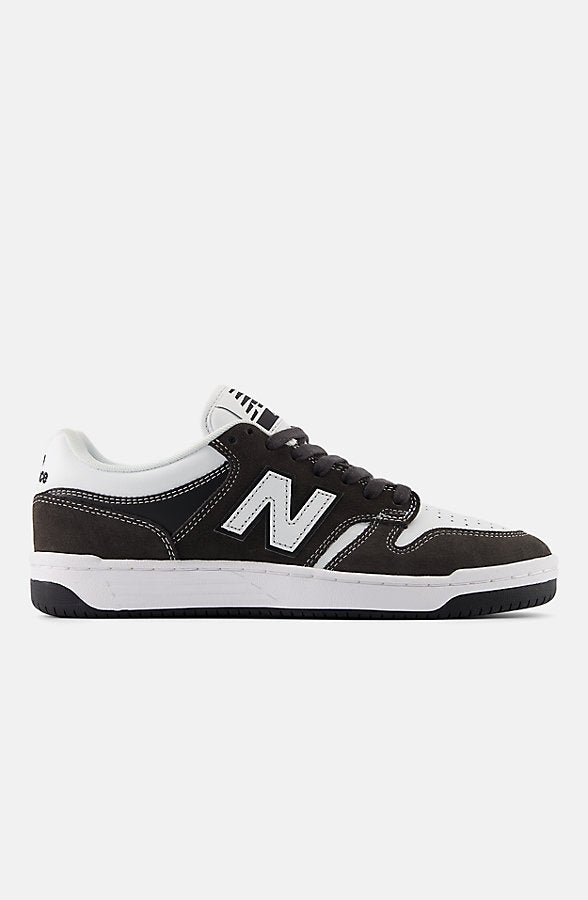 New Balance Men's Numeric 480 Skateboarding Shoes - Black Cement/White