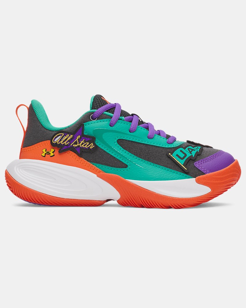 UA Lockdown 8 Patches Pre-School Basketball Shoes | Under Armour