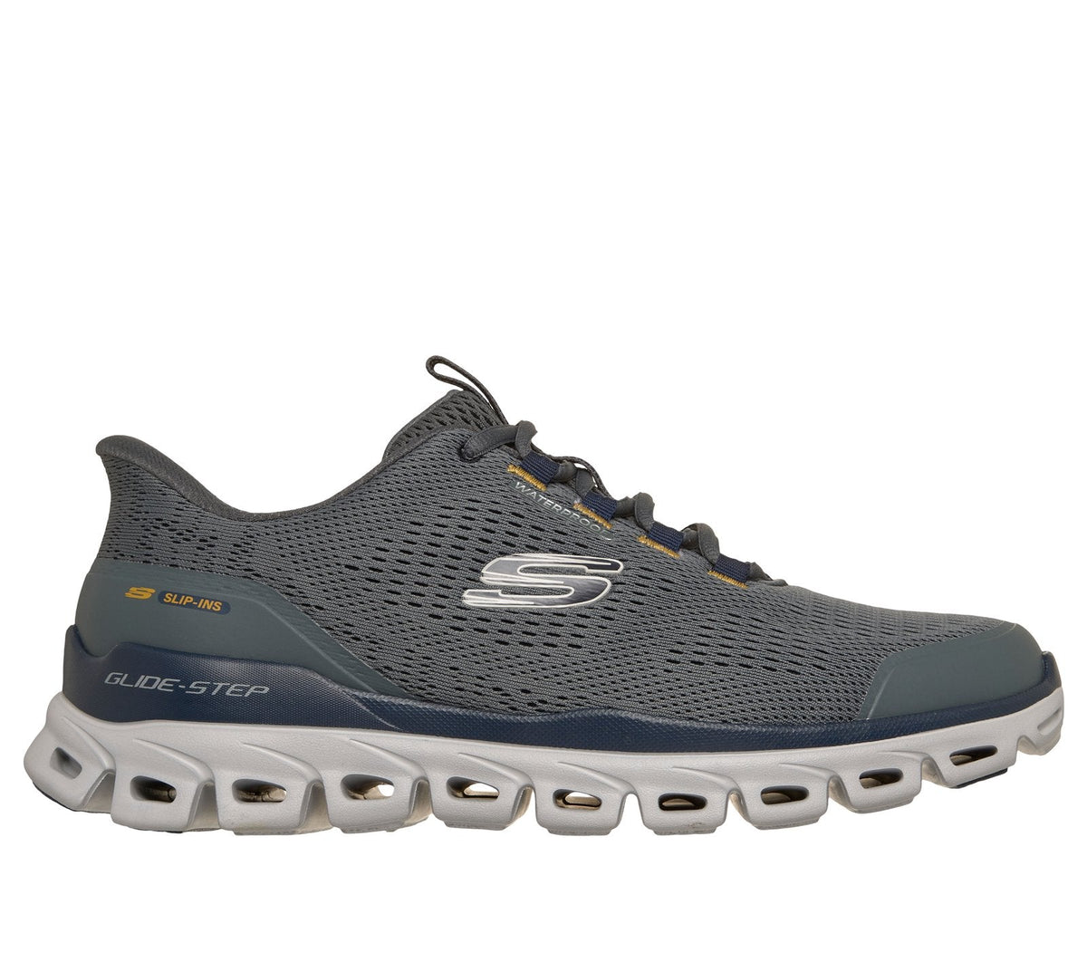 Skechers Slip-ins Waterproof: Glide-Step - Sorran, GRAY / MULTI