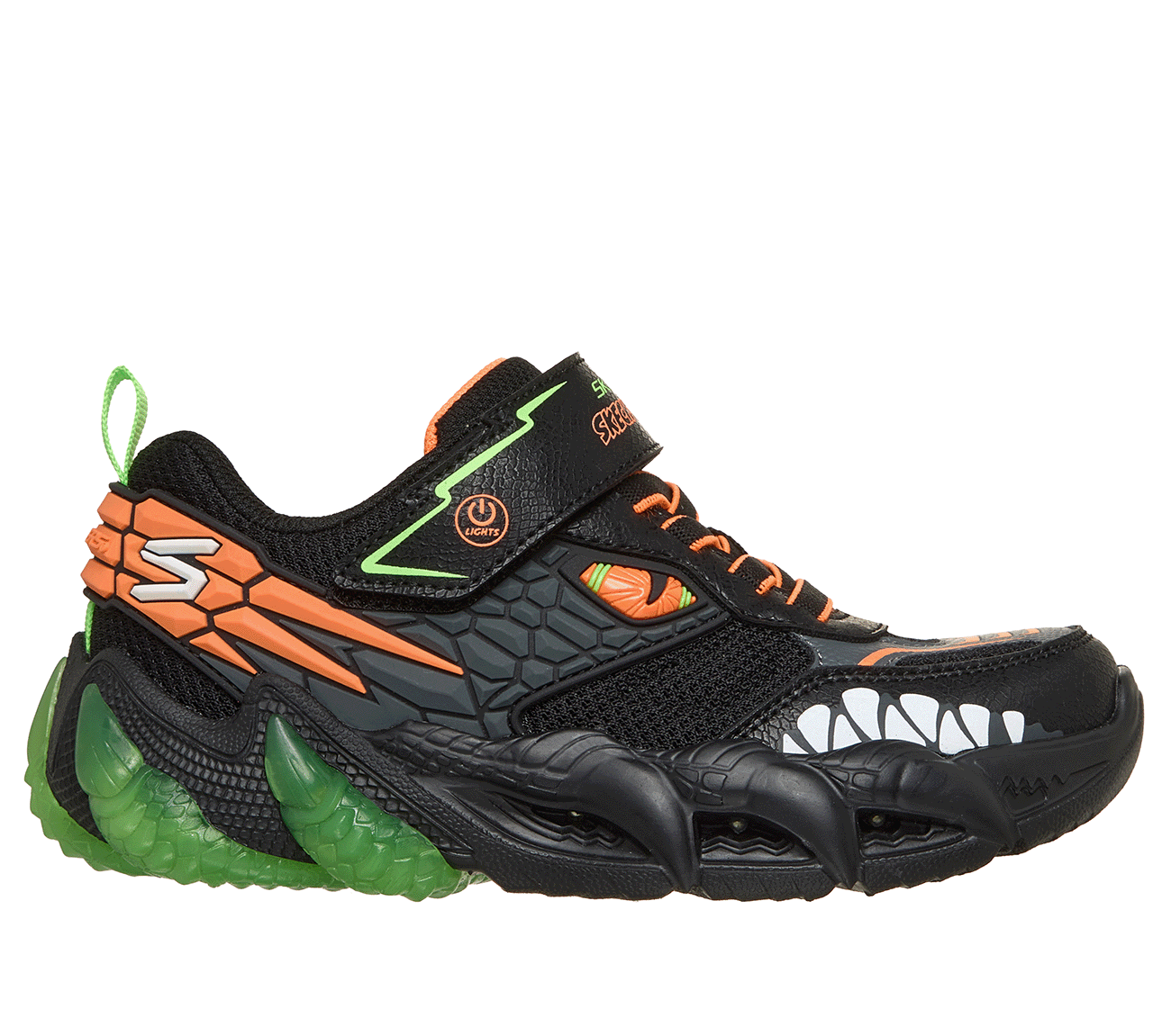 Skech-O-Saurus Lights 3.0, BLACK / LIME