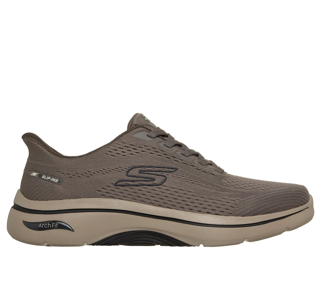 Skechers Slip-ins: GO WALK Arch Fit 2.0 - Percy, DARK TAUPE