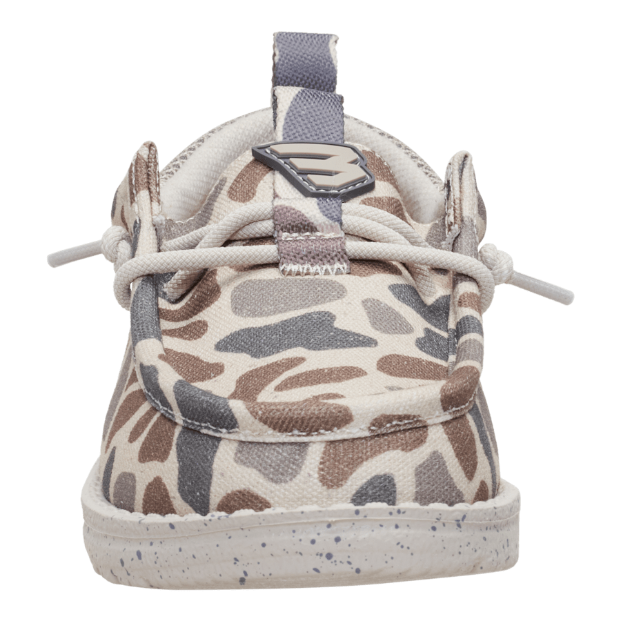 HEYDUDE X BURLEBO Wally Funk Youth Deer Camo